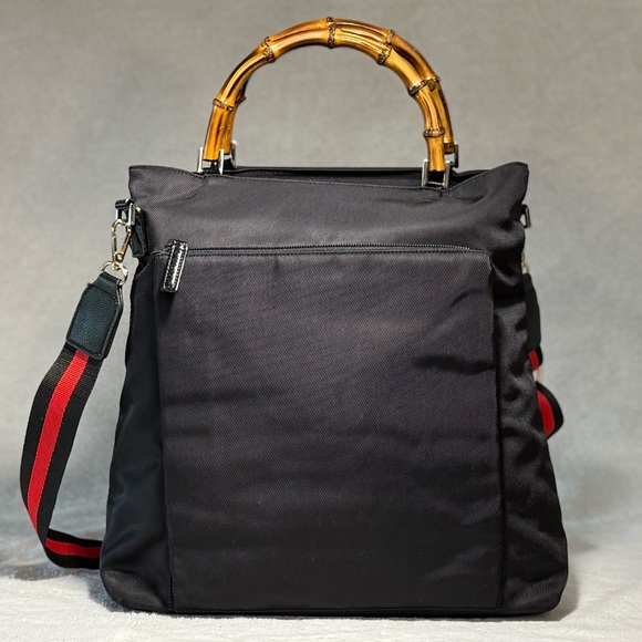 Authentic GUCCI Nylon Handbag - Picture 3 of 17